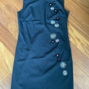 Few Moda Elegant black shift with beading